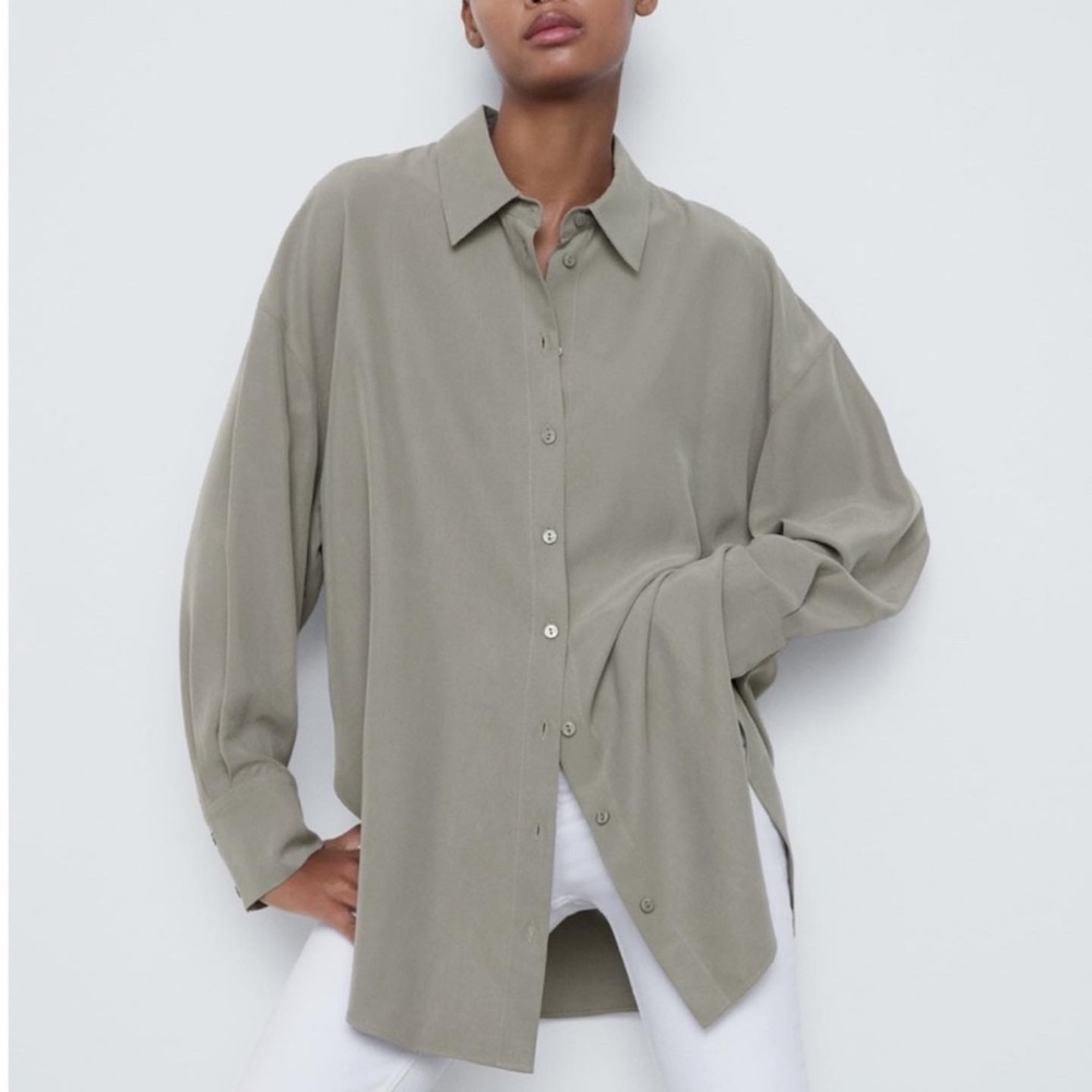 Zara oversized shirt M
